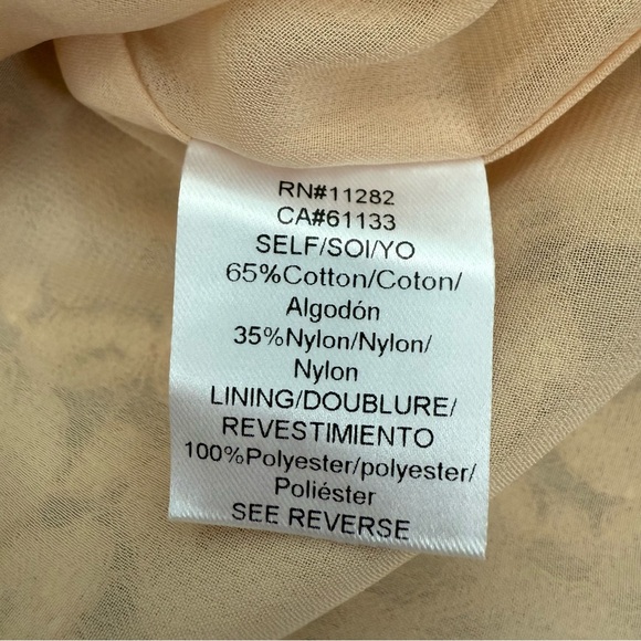 Women’s Adelyn Rae Floral Lace Short Sleeve Top Lined Size XS - Picture 13 of 16